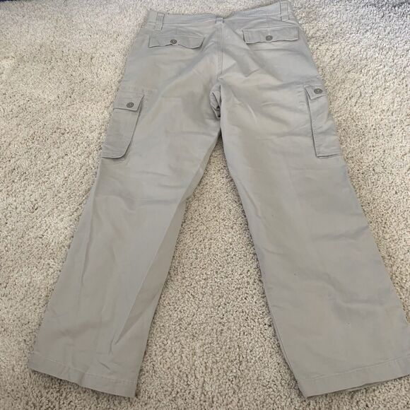 Eddie Bauer Pants Mens Cargo Straight Hiking Active Pants Size 36X30 Stone Beige - Picture 6 of 7